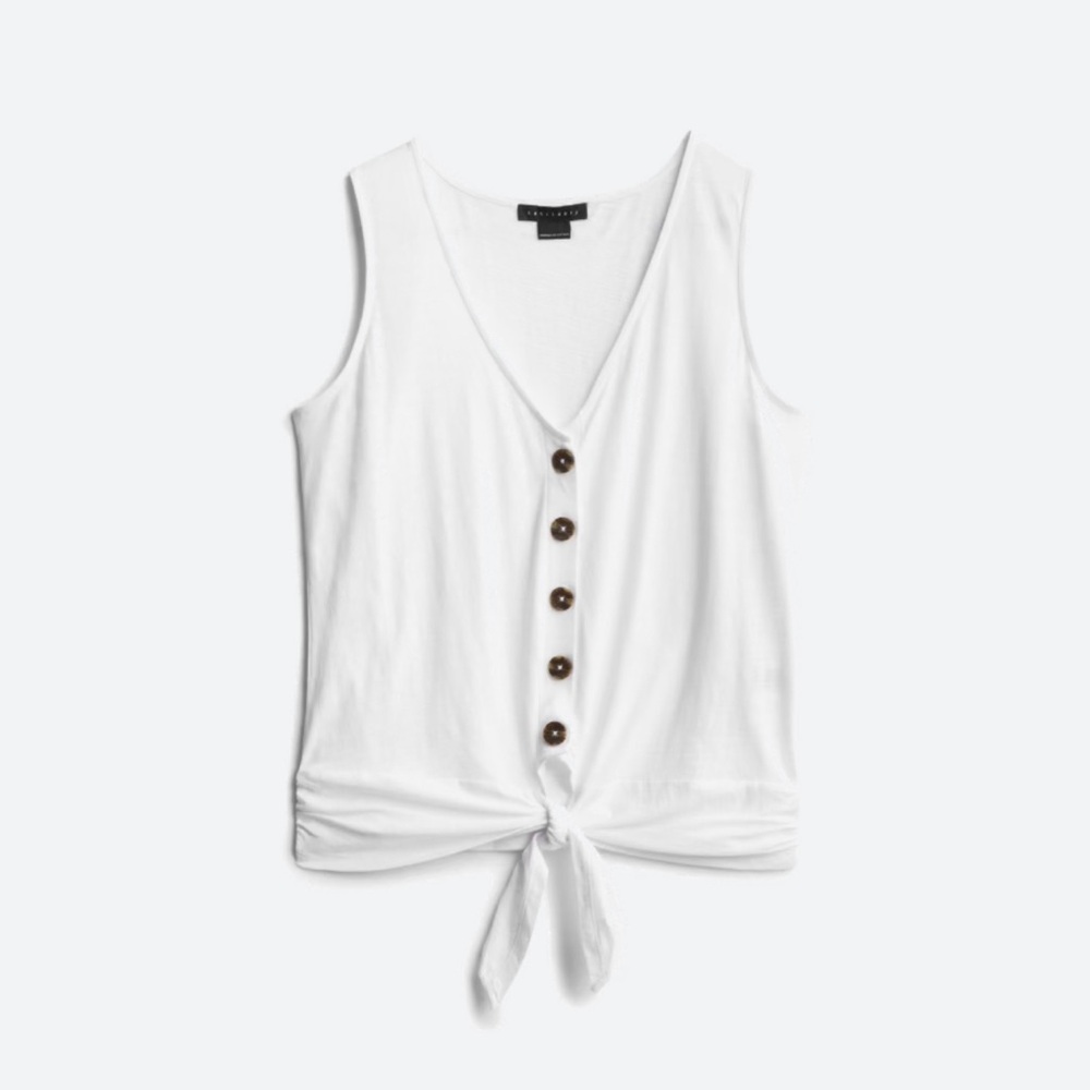 Sanctuary white sleeveless top